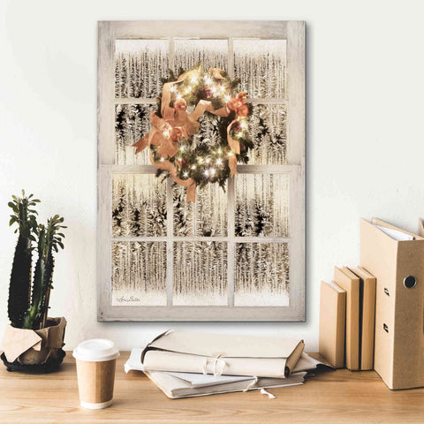 Image of 'Frosted Pane Window View' by Lori Deiter, Canvas Wall Art,18 x 26