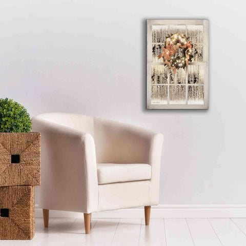 Image of 'Frosted Pane Window View' by Lori Deiter, Canvas Wall Art,18 x 26