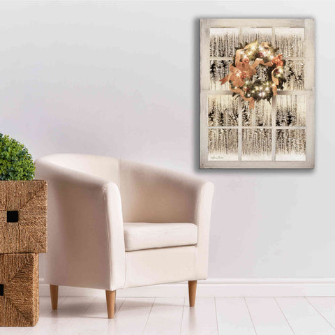 Image of 'Frosted Pane Window View' by Lori Deiter, Canvas Wall Art,26 x 34