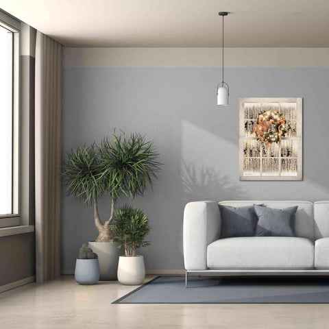 Image of 'Frosted Pane Window View' by Lori Deiter, Canvas Wall Art,26 x 34