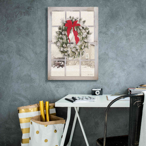 Image of 'On the Farm Window View' by Lori Deiter, Canvas Wall Art,18 x 26