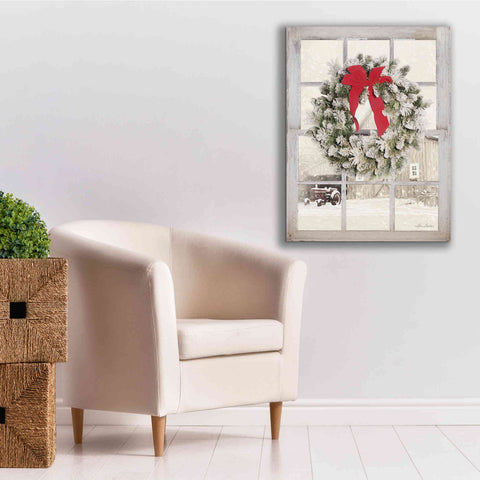 Image of 'On the Farm Window View' by Lori Deiter, Canvas Wall Art,26 x 34