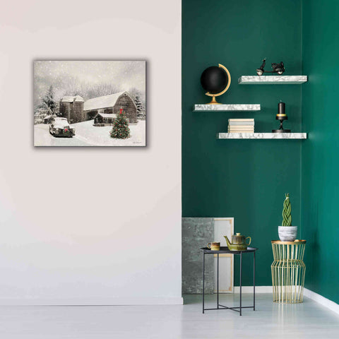Image of 'Farmhouse Christmas' by Lori Deiter, Canvas Wall Art,34 x 26