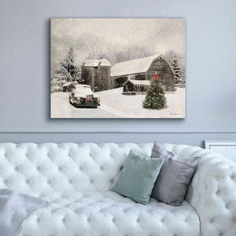 Image of 'Farmhouse Christmas' by Lori Deiter, Canvas Wall Art,54 x 40