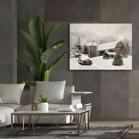Image of 'Farmhouse Christmas' by Lori Deiter, Canvas Wall Art,54 x 40