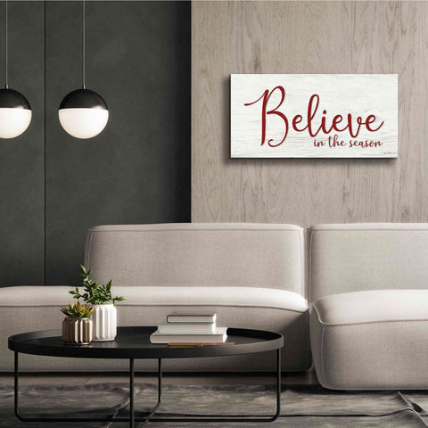 Image of 'Believe in the Season' by Lori Deiter, Canvas Wall Art,40 x 20