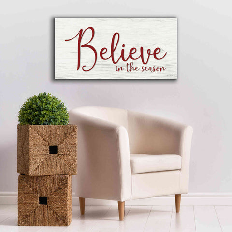 Image of 'Believe in the Season' by Lori Deiter, Canvas Wall Art,40 x 20