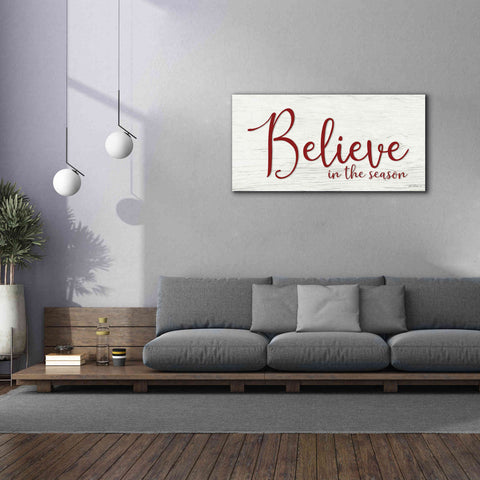 Image of 'Believe in the Season' by Lori Deiter, Canvas Wall Art,60 x 30