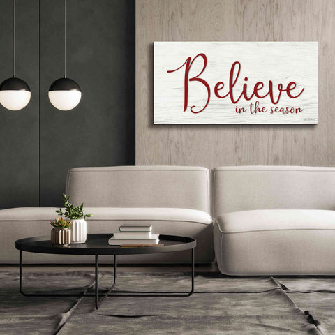 Image of 'Believe in the Season' by Lori Deiter, Canvas Wall Art,60 x 30