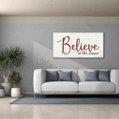 Image of 'Believe in the Season' by Lori Deiter, Canvas Wall Art,60 x 30