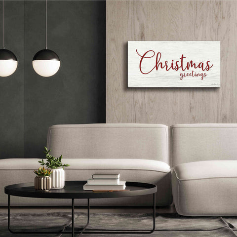 Image of 'Christmas Greetings' by Lori Deiter, Canvas Wall Art,40 x 20
