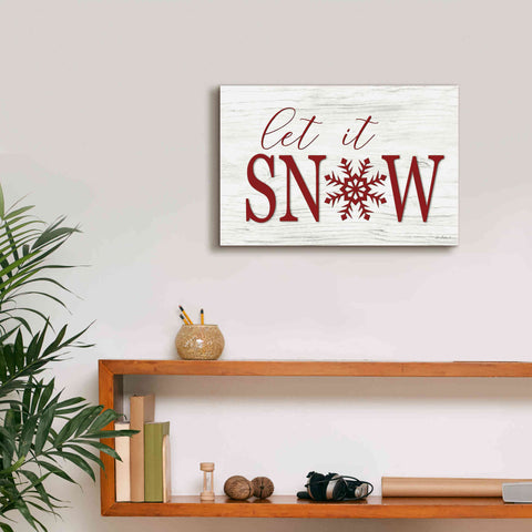 Image of 'Let It Snow 2' by Lori Deiter, Canvas Wall Art,18 x 12