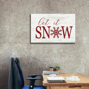 'Let It Snow 2' by Lori Deiter, Canvas Wall Art,40 x 26