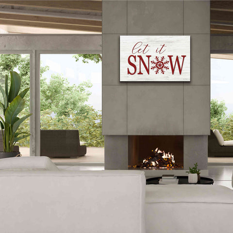 Image of 'Let It Snow 2' by Lori Deiter, Canvas Wall Art,40 x 26