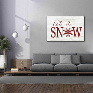 'Let It Snow 2' by Lori Deiter, Canvas Wall Art,60 x 40