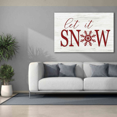 Image of 'Let It Snow 2' by Lori Deiter, Canvas Wall Art,60 x 40