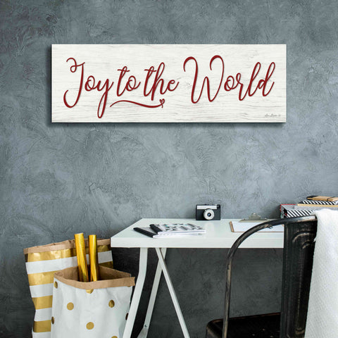 Image of 'Joy to the World' by Lori Deiter, Canvas Wall Art,36 x 12
