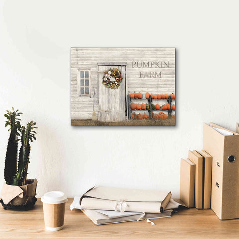 Image of 'Pumpkin Farm' by Lori Deiter, Canvas Wall Art,16 x 12