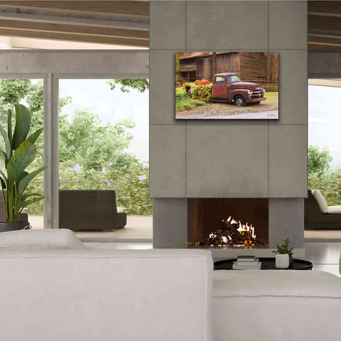 Image of 'Fall Pumpkin Truck' by Lori Deiter, Canvas Wall Art,40 x 26