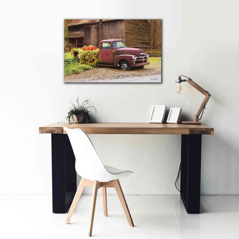 Image of 'Fall Pumpkin Truck' by Lori Deiter, Canvas Wall Art,40 x 26