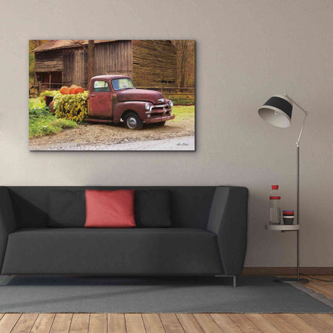 Image of 'Fall Pumpkin Truck' by Lori Deiter, Canvas Wall Art,60 x 40