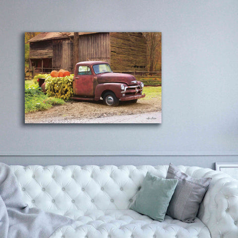 Image of 'Fall Pumpkin Truck' by Lori Deiter, Canvas Wall Art,60 x 40