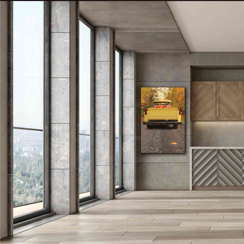 Image of 'Yellow Pumpkin Hauler' by Lori Deiter, Canvas Wall Art,40 x 60