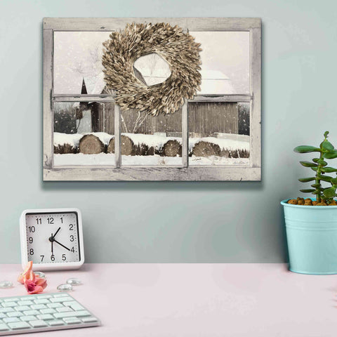 Image of 'Millersburg Winter View' by Lori Deiter, Canvas Wall Art,16 x 12