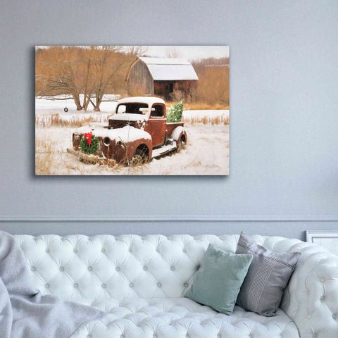 Image of 'Christmas Lawn Ornament' by Lori Deiter, Canvas Wall Art,60 x 40