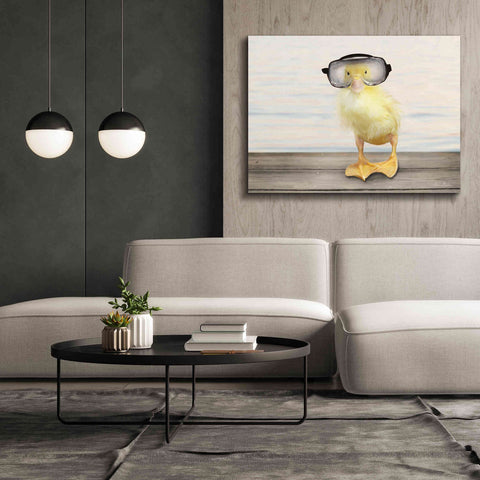 Image of 'Diving Duck' by Lori Deiter, Canvas Wall Art,54 x 40