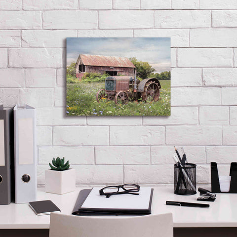 Image of 'Clayton Tractor' by Lori Deiter, Canvas Wall Art,16 x 12