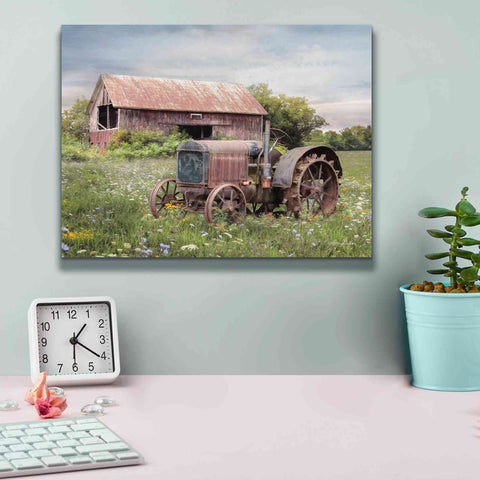 Image of 'Clayton Tractor' by Lori Deiter, Canvas Wall Art,16 x 12