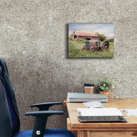 Image of 'Clayton Tractor' by Lori Deiter, Canvas Wall Art,16 x 12
