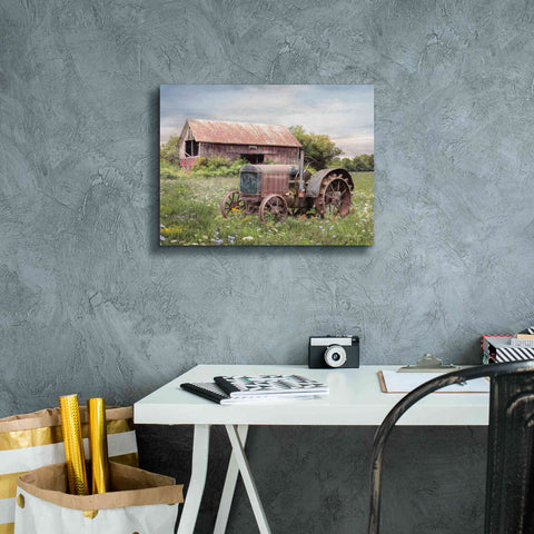 Image of 'Clayton Tractor' by Lori Deiter, Canvas Wall Art,16 x 12
