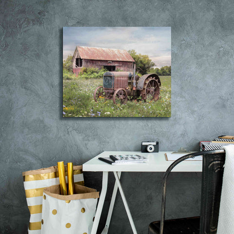 Image of 'Clayton Tractor' by Lori Deiter, Canvas Wall Art,24 x 20