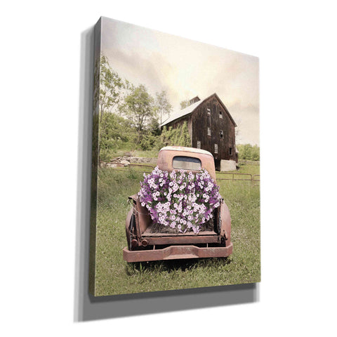 Image of 'Petunia Truck' by Lori Deiter, Canvas Wall Art