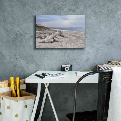 Image of 'Outer Banks Beach' by Lori Deiter, Canvas Wall Art,18 x 12