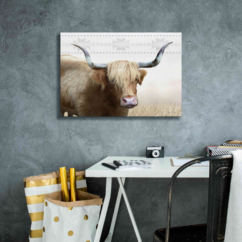 Image of 'Get Your Horns Up' by Lori Deiter, Canvas Wall Art,26 x 18