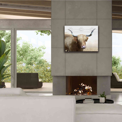 Image of 'Get Your Horns Up' by Lori Deiter, Canvas Wall Art,34 x 26