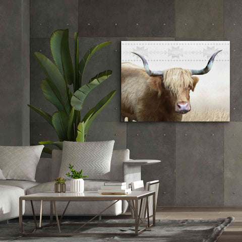 Image of 'Get Your Horns Up' by Lori Deiter, Canvas Wall Art,54 x 40