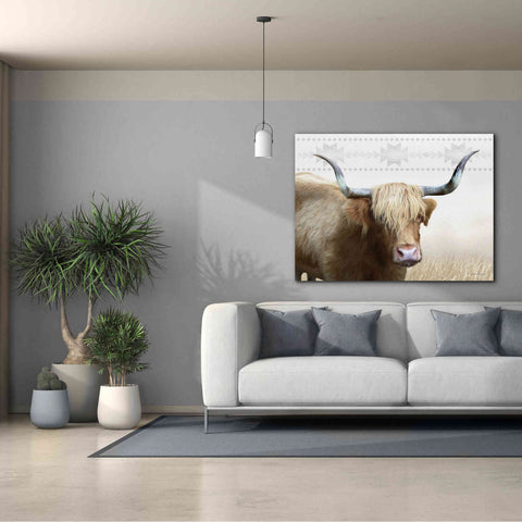 Image of 'Get Your Horns Up' by Lori Deiter, Canvas Wall Art,54 x 40