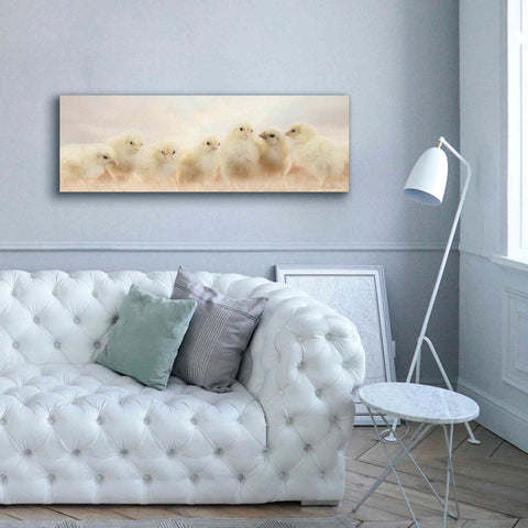 Image of 'Spring Line Up' by Lori Deiter, Canvas Wall Art,60 x 20