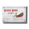 'Sleigh Rides 25 Cents' by Lori Deiter, Canvas Wall Art