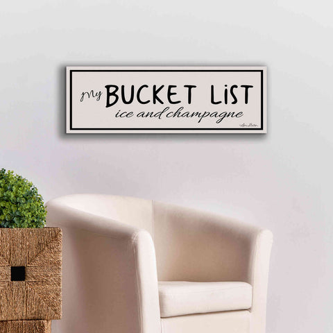 Image of 'My Bucket List' by Lori Deiter, Canvas Wall Art,36 x 12