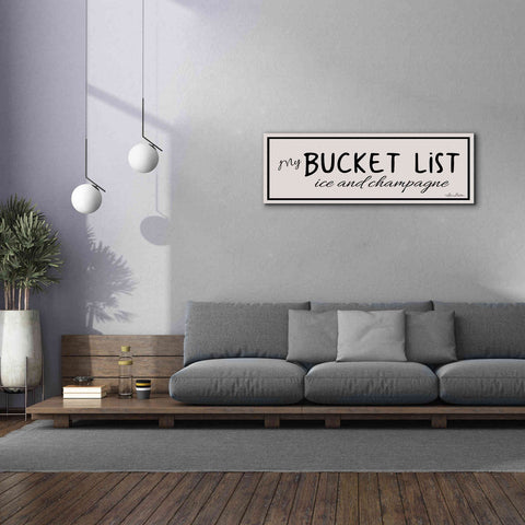 Image of 'My Bucket List' by Lori Deiter, Canvas Wall Art,60 x 20