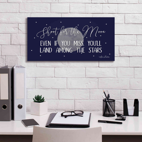 Image of 'Shoot for the Moon' by Lori Deiter, Canvas Wall Art,24 x 12