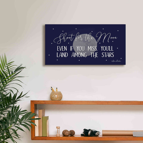 Image of 'Shoot for the Moon' by Lori Deiter, Canvas Wall Art,24 x 12