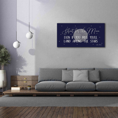 Image of 'Shoot for the Moon' by Lori Deiter, Canvas Wall Art,60 x 30