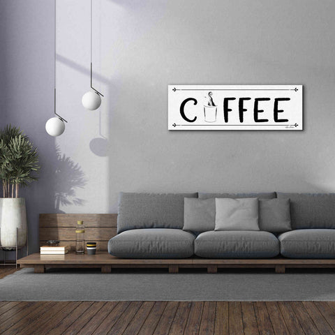Image of 'Coffee Banner' by Lori Deiter, Canvas Wall Art,60 x 20