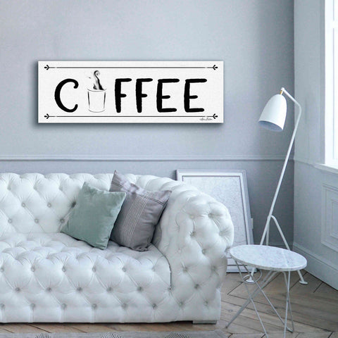 Image of 'Coffee Banner' by Lori Deiter, Canvas Wall Art,60 x 20